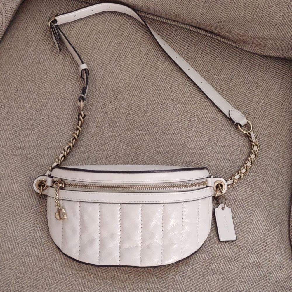 Coach quilted fanny pack